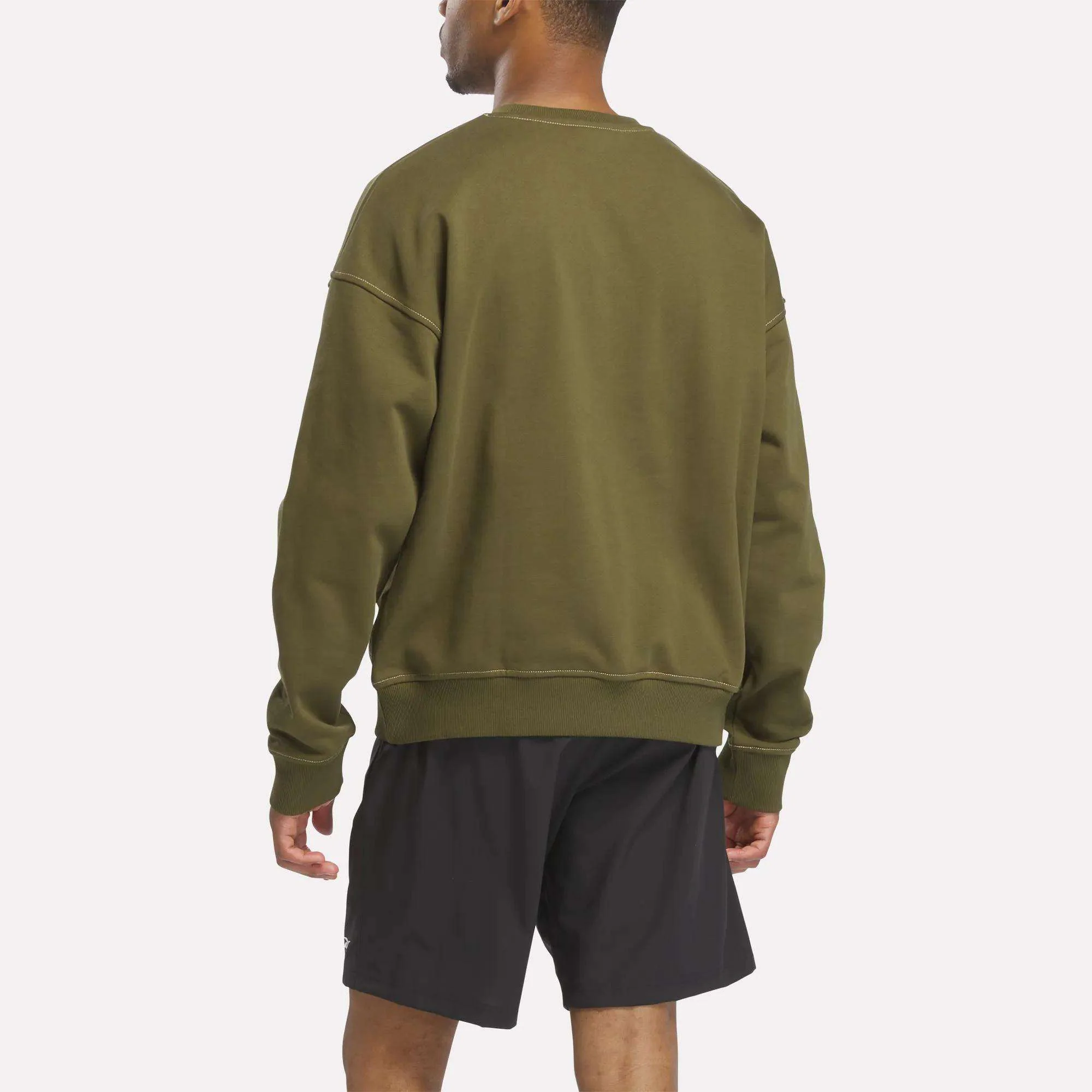 Men's Patch Logo Crewneck Sweatshirt - Image 4