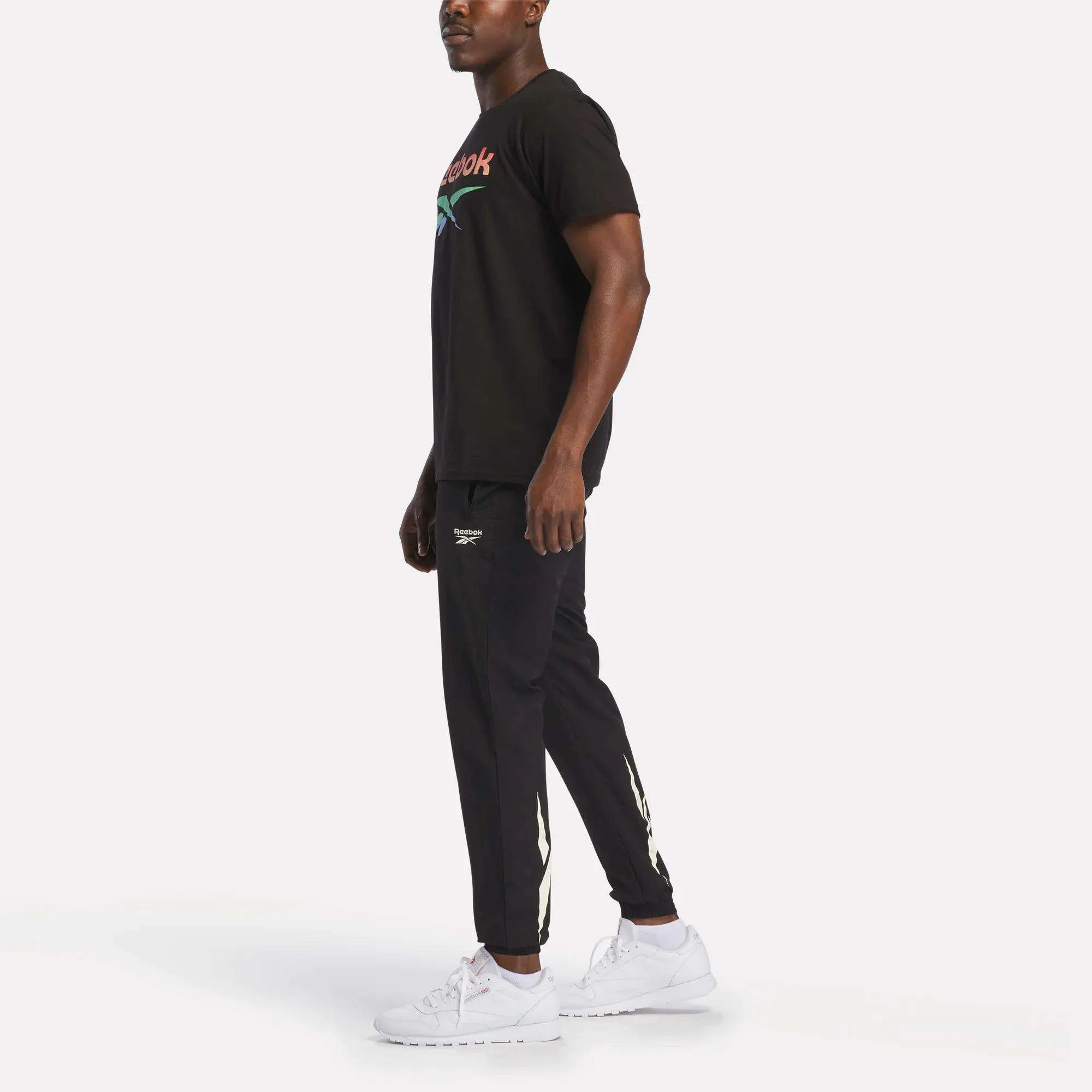 Men's Vector Graphic Rainbow T-Shirt - Image 4