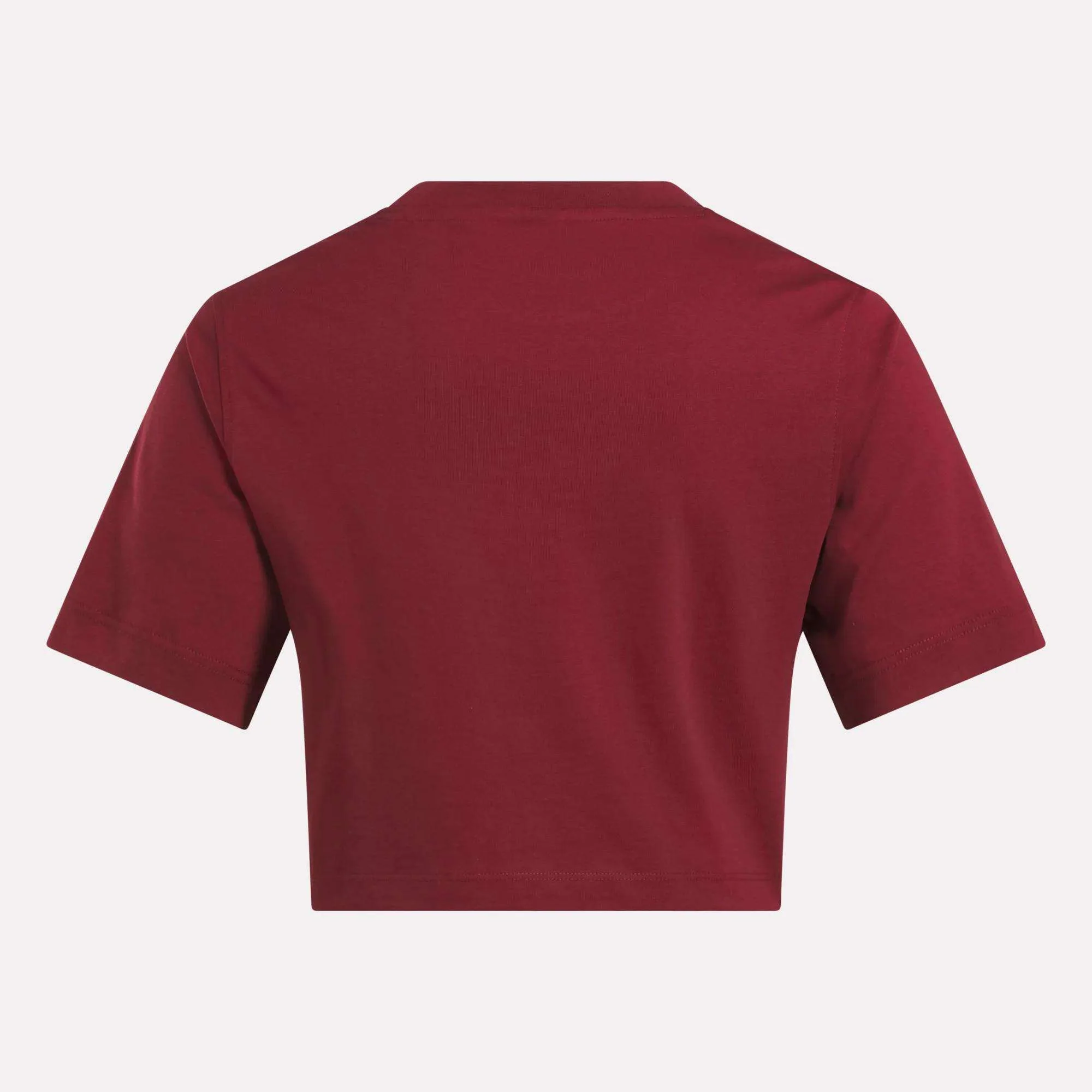 Women's Two-Color Logo Crew Cropped Short Sleeve Tee - Image 4