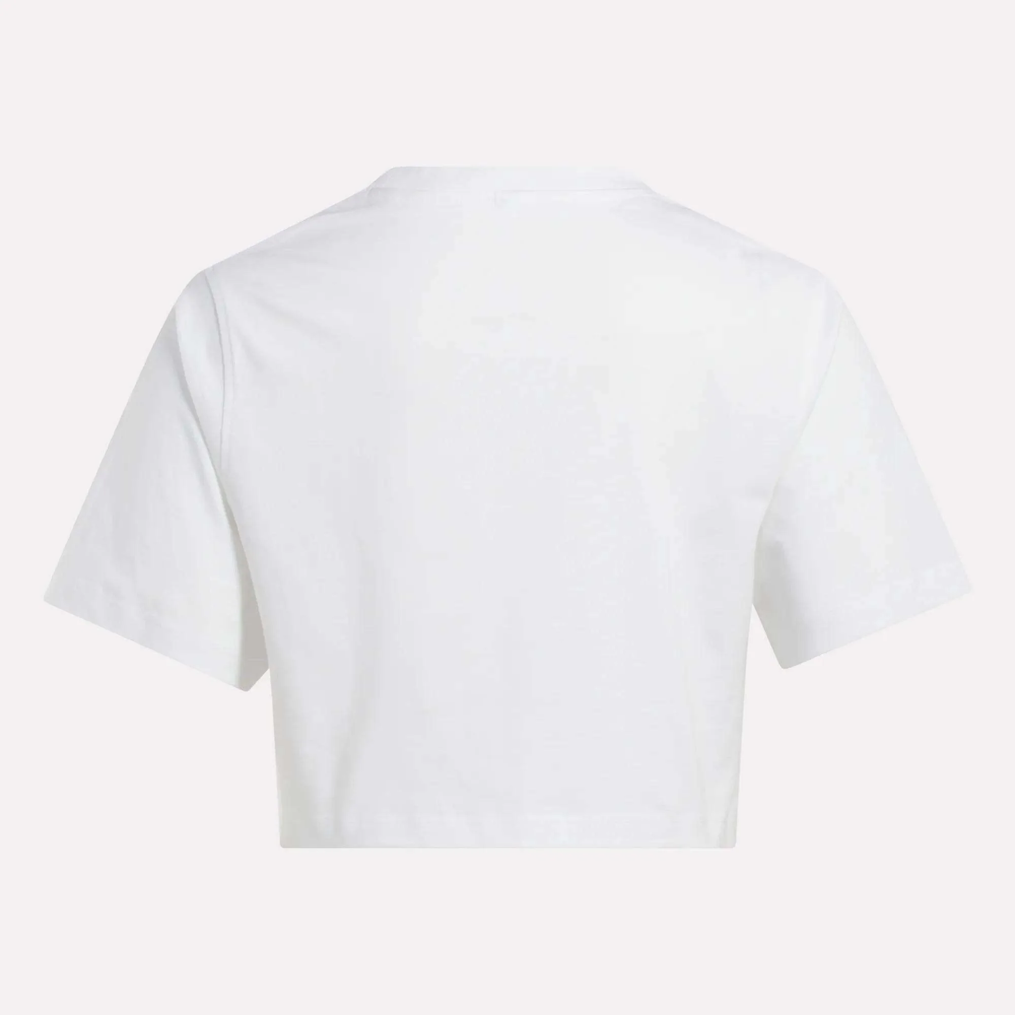 Women's Two-Color Logo Crew Cropped Short Sleeve Tee - Image 4